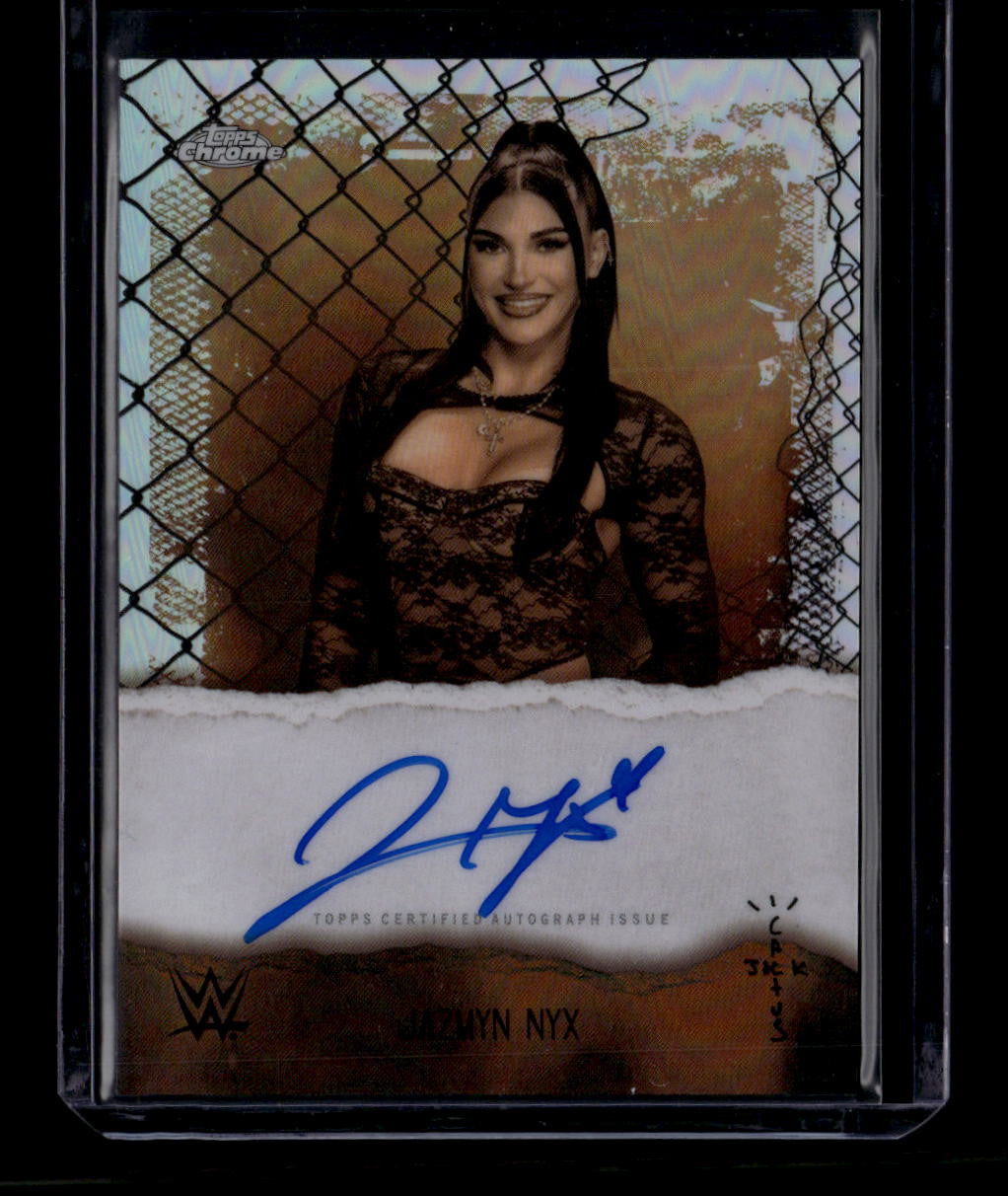 DELETE 180995 2025 Topps Chrome Cactus Jack Astroknights Autographs Refractor Jazmyn Nyx Auto