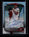 DELETE 181022 2025 Bowman Chrome Mega Box Prospect Autographs BMACB Chase Burns Rookie Auto