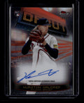 DELETE 181026 2025 Finest Debut Autographs Orange Refractor Hurston Waldrep RC Auto 18/25
