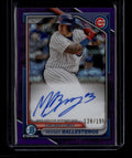 DELETE 181030 2024 Bowman Chrome Mega Autographs Refractor Moises Ballesteros RC Auto 128/199