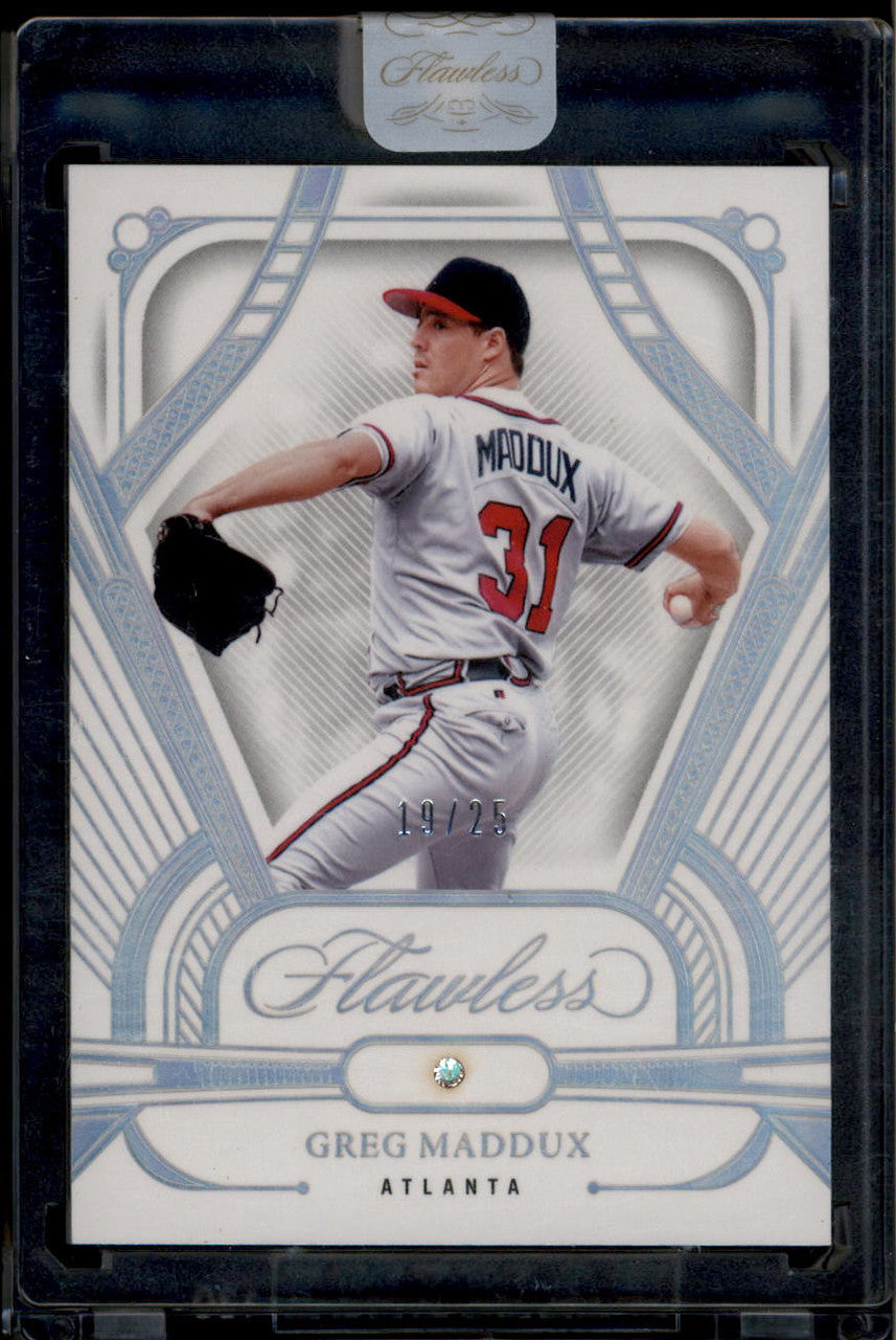 DELETE 181034 2024 Panini Flawless 63 Greg Maddux Diamond Gem 19/25