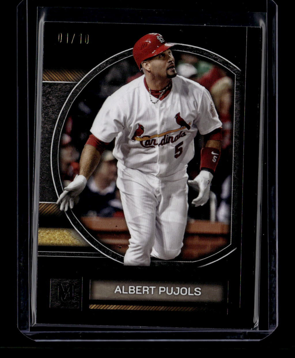 DELETE 181037 2025 Topps Museum Collection Black Diamond 96 Albert Pujols 1/10