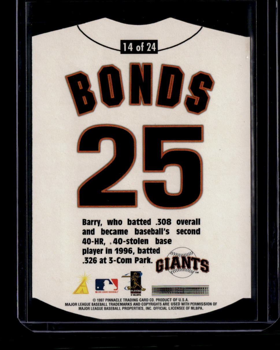 DELETE 181038 1997 Pinnacle Home/Away 14 Barry Bonds HOME