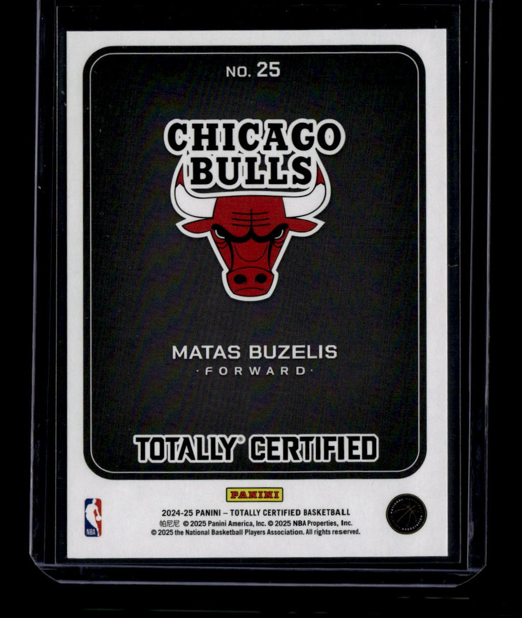 DELETE 181045 2024-25 Totally Certified Action Packed 25 Matas Buzelis Rookie