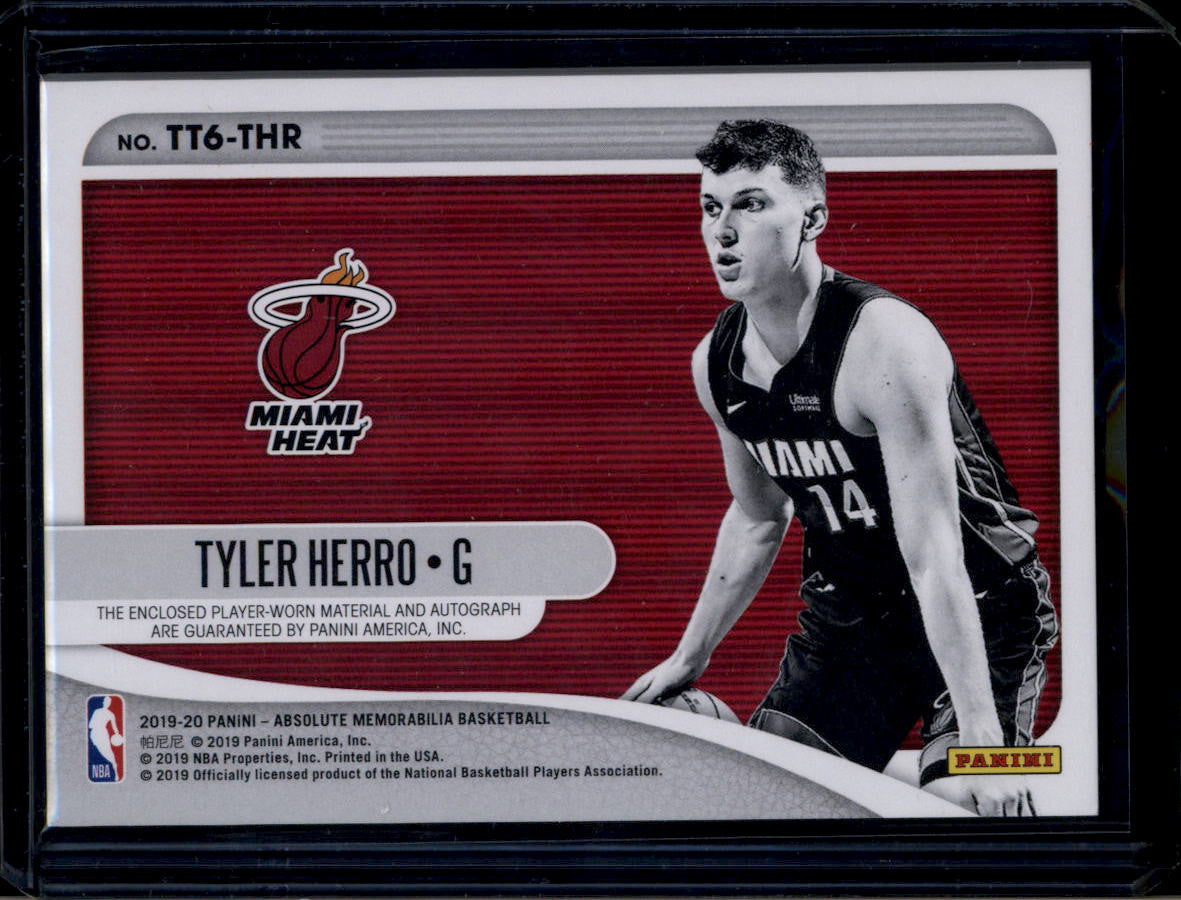 DELETE 181048 2019-20 Absolute Tools of Trade Signature Tyler Herro RC Six Tag Patch Auto /25