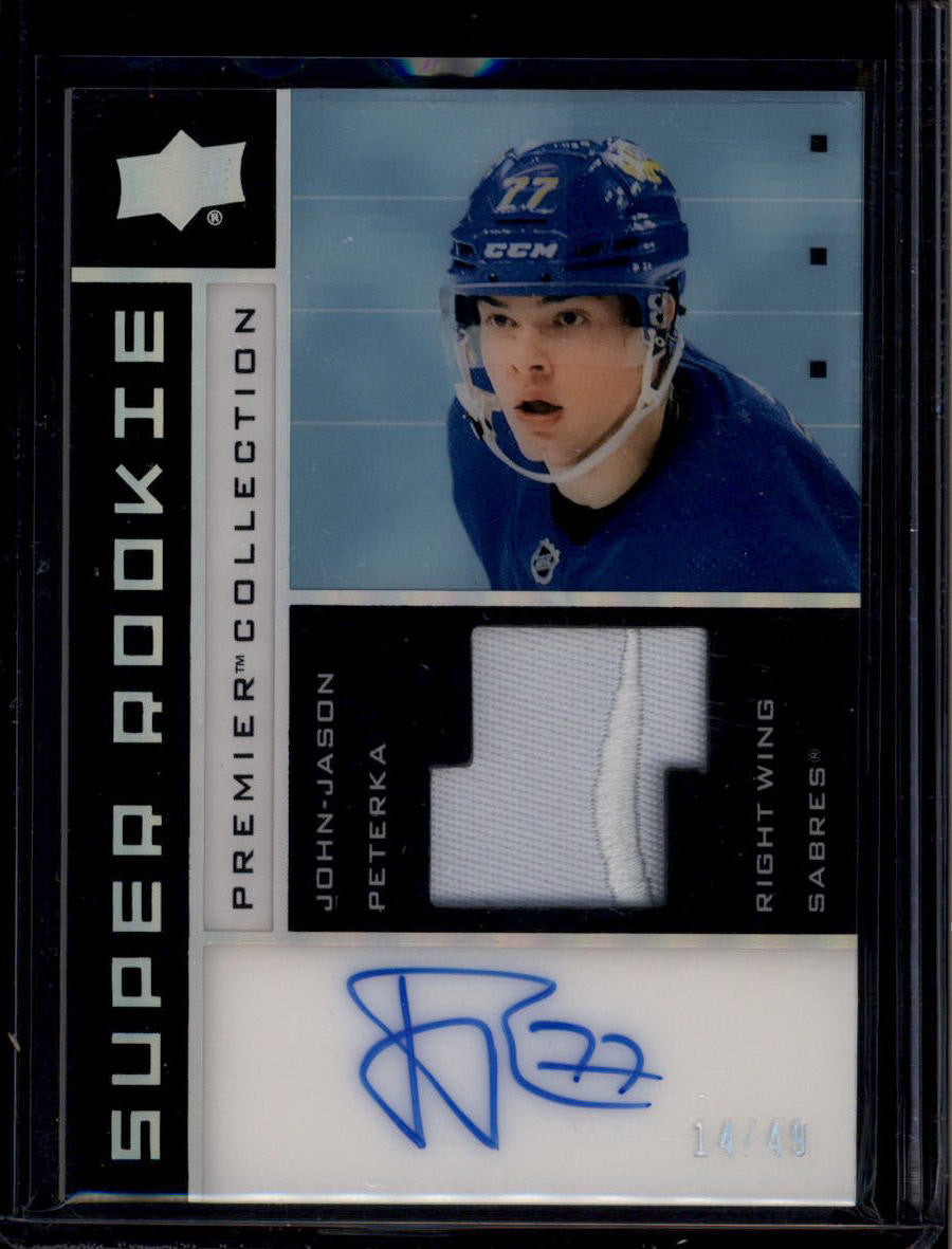 DELETE 181059 2021-22 UD Premier '02-03 Super Rookie Autographs JJ Peterka RC Patch Auto 14/49