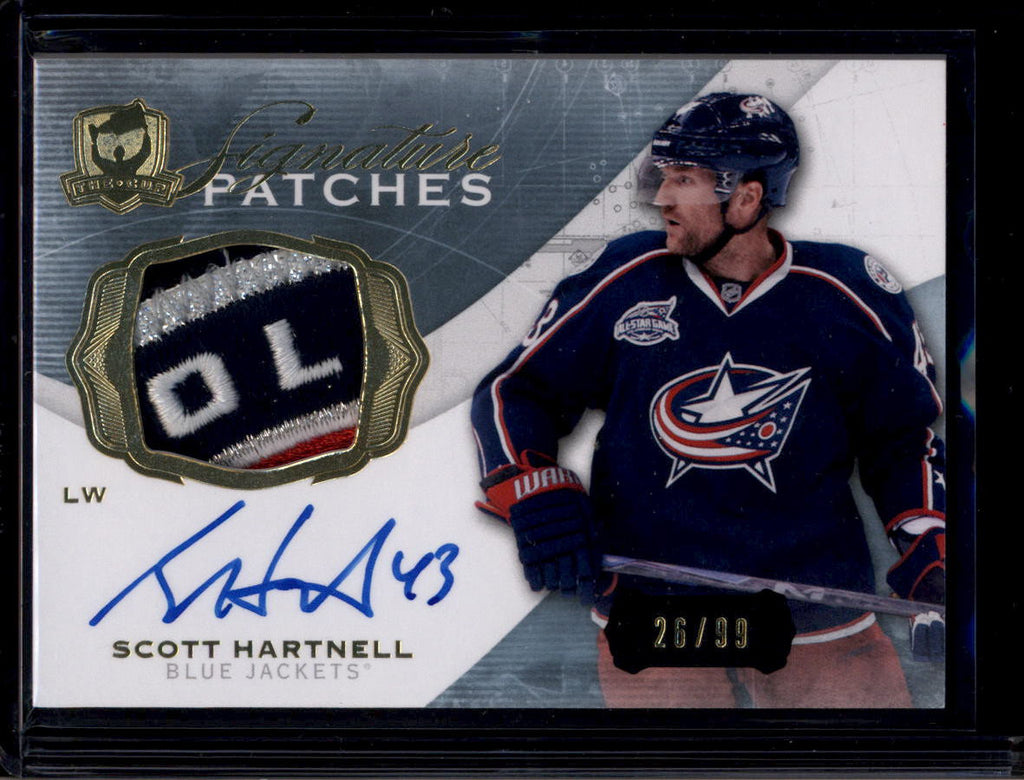DELETE 181060 2014-15 The Cup Signature Patches SPSH Scott Hartnell Patch Auto 26/99