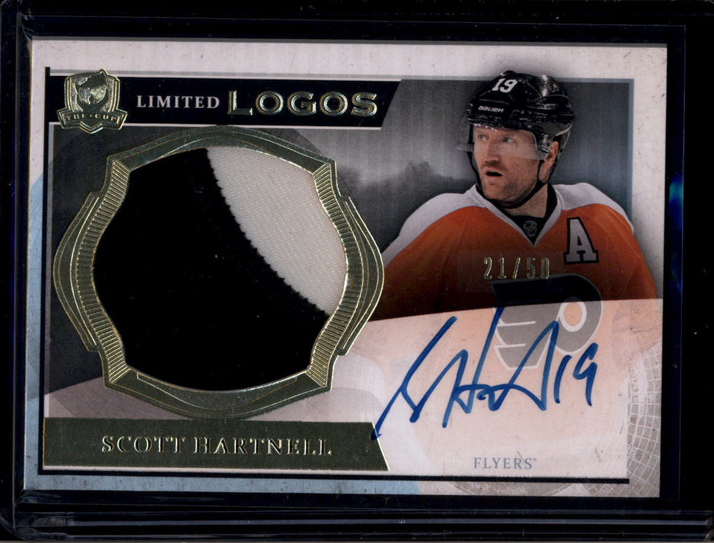 DELETE 181061 2013-14 The Cup Limited Logos Autographs LLSH Scott Hartnell Patch Auto 21/50