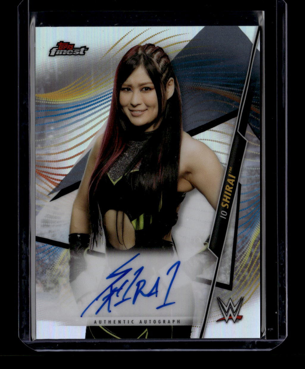DELETE 181065 2020 Finest WWE Autographs AIO Io Shirai Iyo Sky Auto