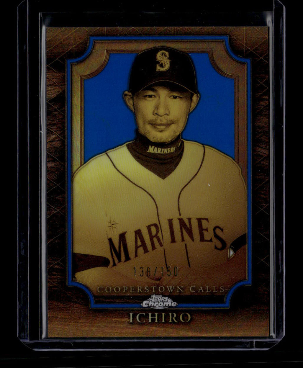 DELETE 181085 2025 Topps Chrome Cooperstown Calls Blue Refractor cc1 Ichiro 138/150