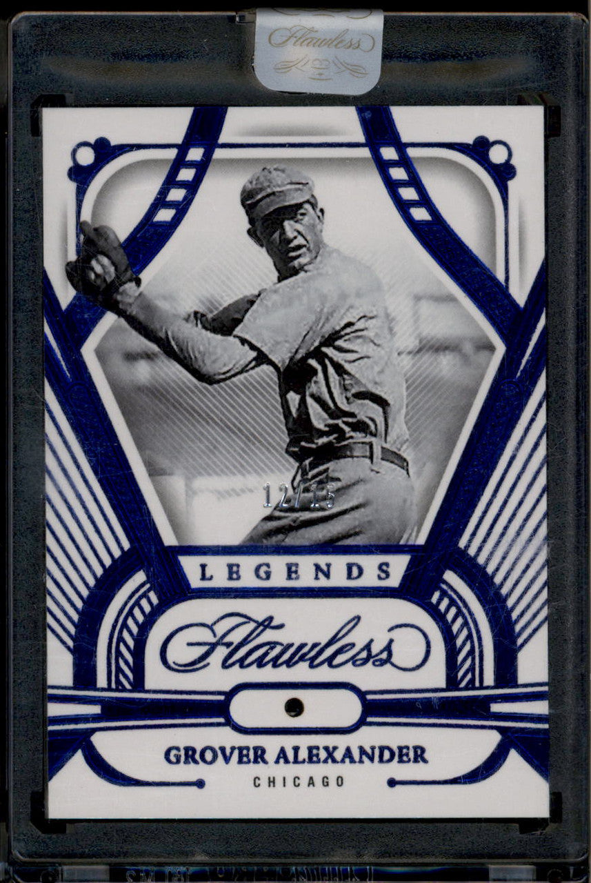 DELETE 181130 2024 Panini Flawless Sapphire Diamond 88 Grover Alexander Sapphire Gem 12/15