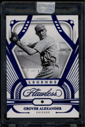 DELETE 181130 2024 Panini Flawless Sapphire Diamond 88 Grover Alexander Sapphire Gem 12/15