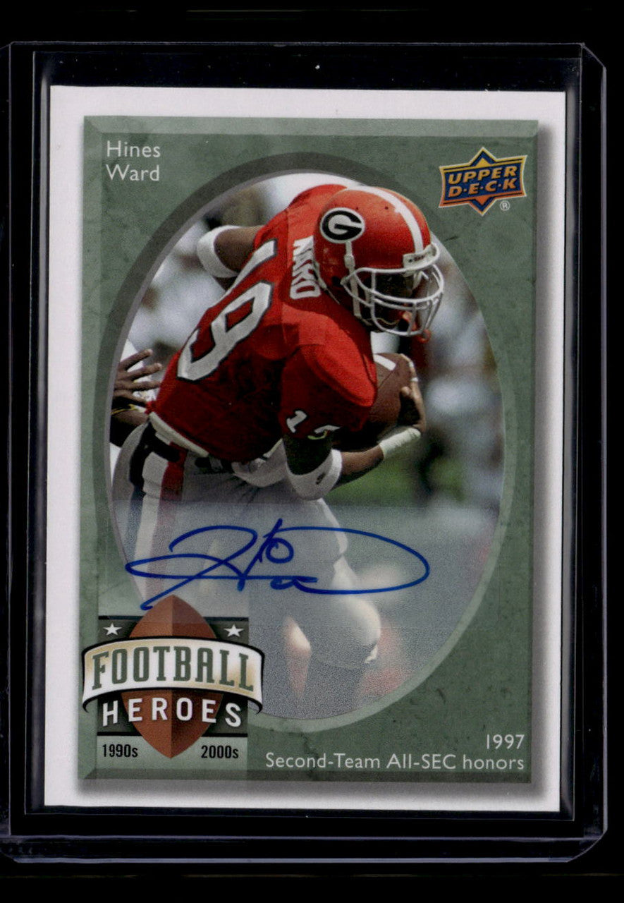 DELETE 181147 2015 Upper Deck College Football Heroes Autographs CFHHW Hines Ward Auto