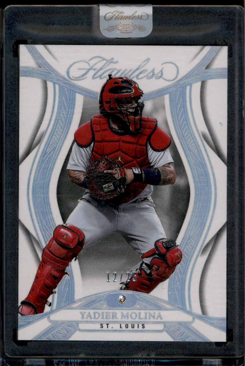 DELETE 181161 2025 Panini Flawless 33 Yadier Molina Diamond Gem 12/25