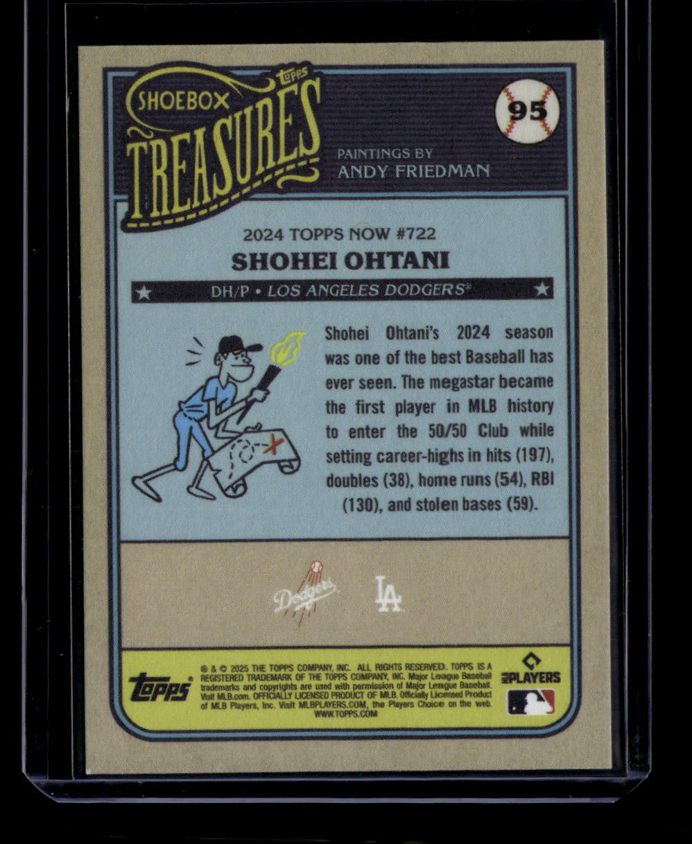 DELETE 181164 2025 Topps Shoebox Treasures 95 Shohei Ohtani 160354