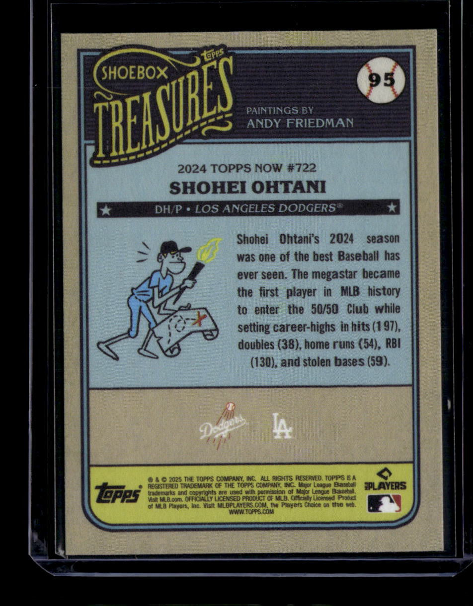 DELETE 181168 2025 Topps Shoebox Treasures 95 Shohei Ohtani 160358