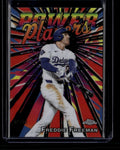 DELETE 181172 2025 Topps Chrome Power Players Black Refractor pp40 Freddie Freeman 9/10