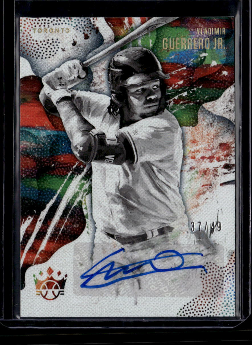 DELETE 181191 2019 Diamond Kings DK Signatures Holo Gold 50 Vladimir Guerrero Jr RC Auto 37/49