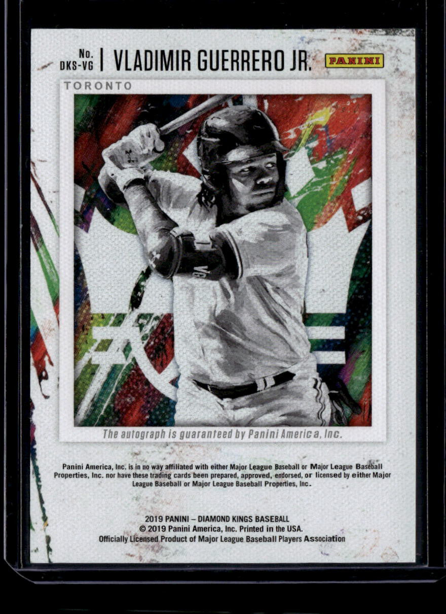 DELETE 181191 2019 Diamond Kings DK Signatures Holo Gold 50 Vladimir Guerrero Jr RC Auto 37/49