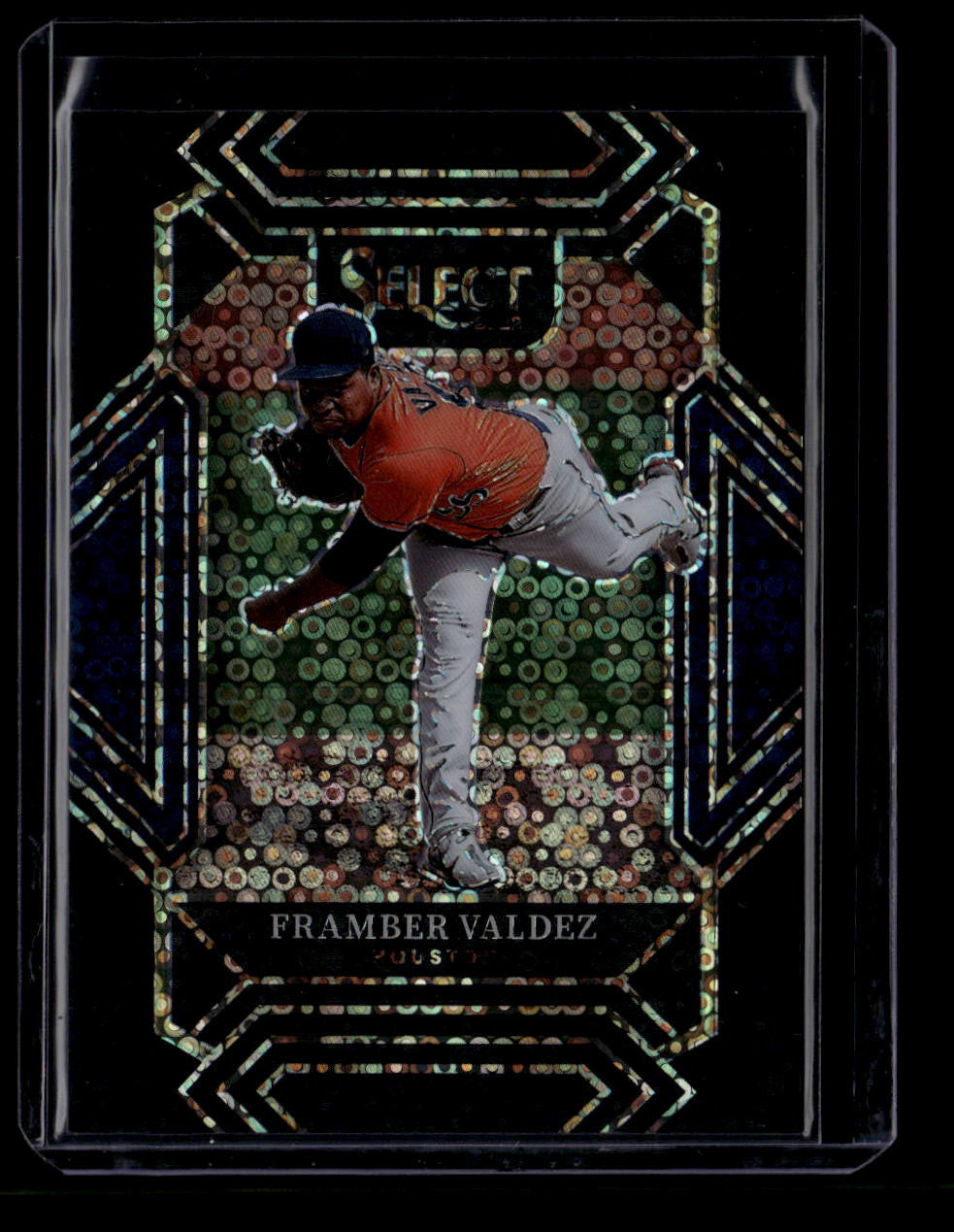 DELETE 181223 2022 Select Black Disco Refractor 296 Framber Valdez DMD 1/1 Diamond Level