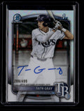 DELETE 181226 2025 Bowman Chrome Draft Autographs Refractor CPATG Taitn Gray RC Auto 288/499