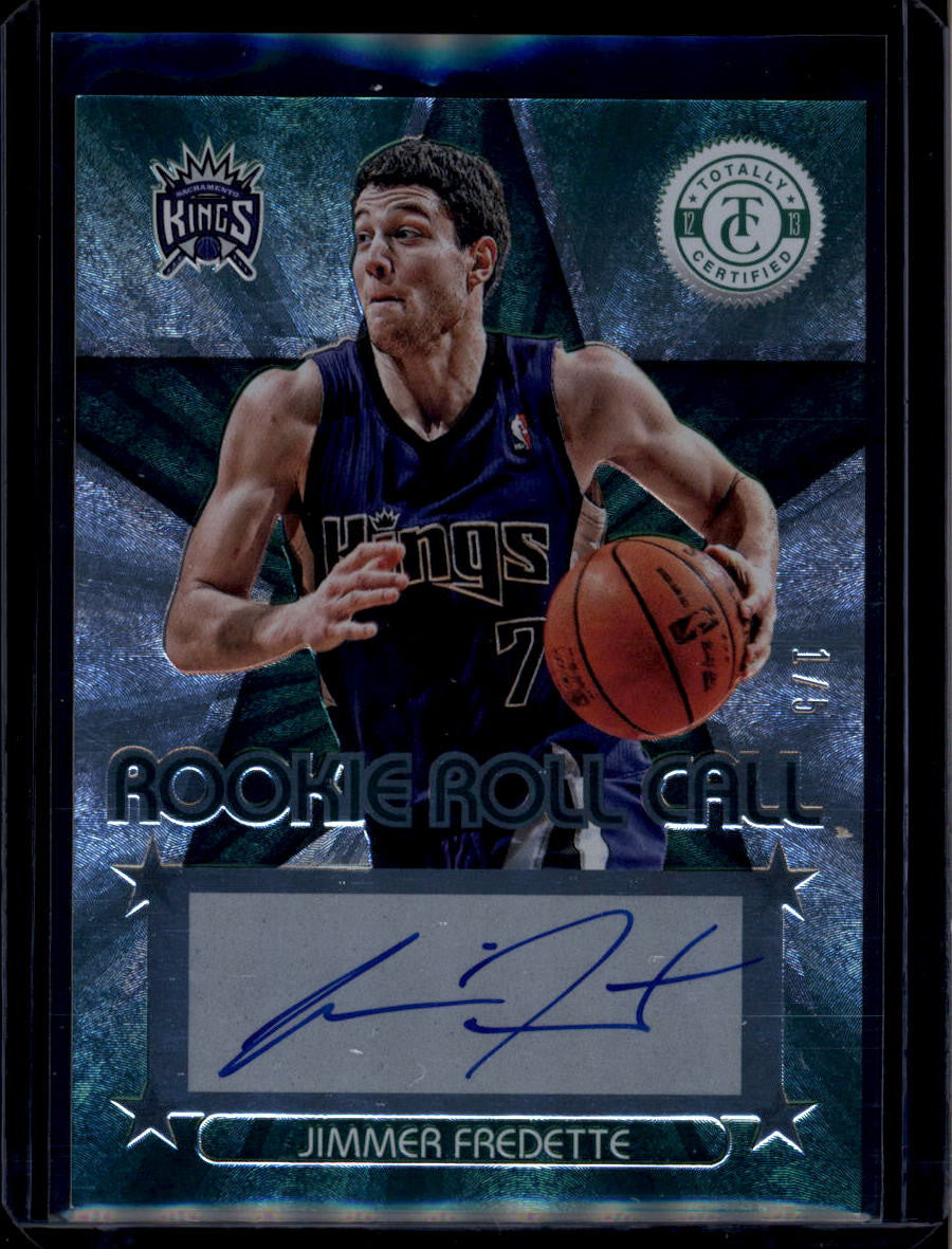 DELETE 181231 2012-13 Totally Certified Rookie Roll Call Autograph Jimmer Fredette RC Auto 1/5