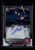 DELETE 181432 2025 Bowman Chrome Draft Autographs CPAJHA Josiah Hartshorn RC Auto 160122