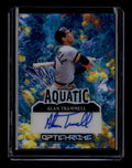 DELETE 181612 2025 Leaf Optichrome Aquatic Autograph Coral Reef Shimmer Alan Trammell Auto 1/1