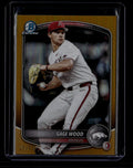 DELETE 181676 2025 Bowman Chrome Draft College Variation Gold Refractor bdc4 Gage Wood RC /50