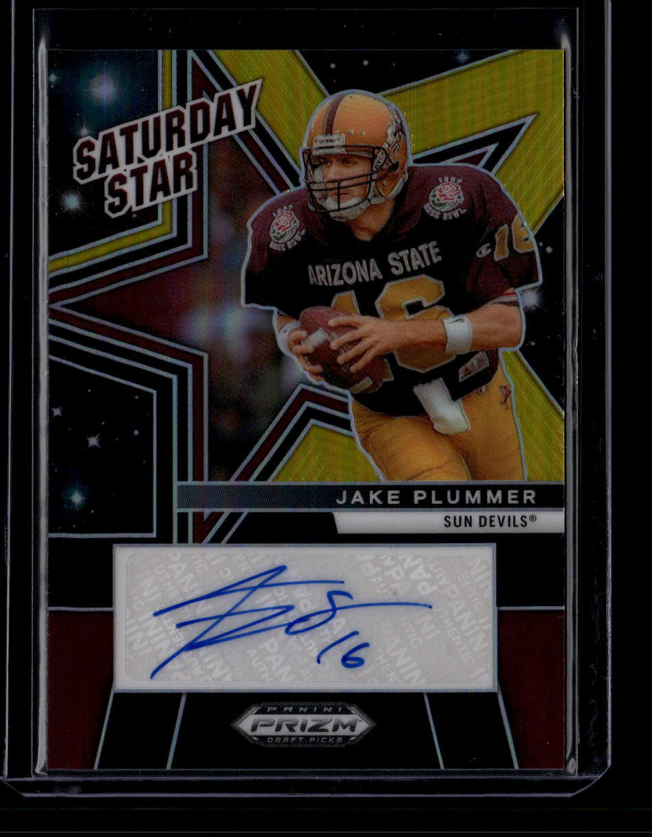 DELETE 181700 2025 Panini Prizm Draft Saturday Star Signatures Black Gold Jake Plummer Auto /5
