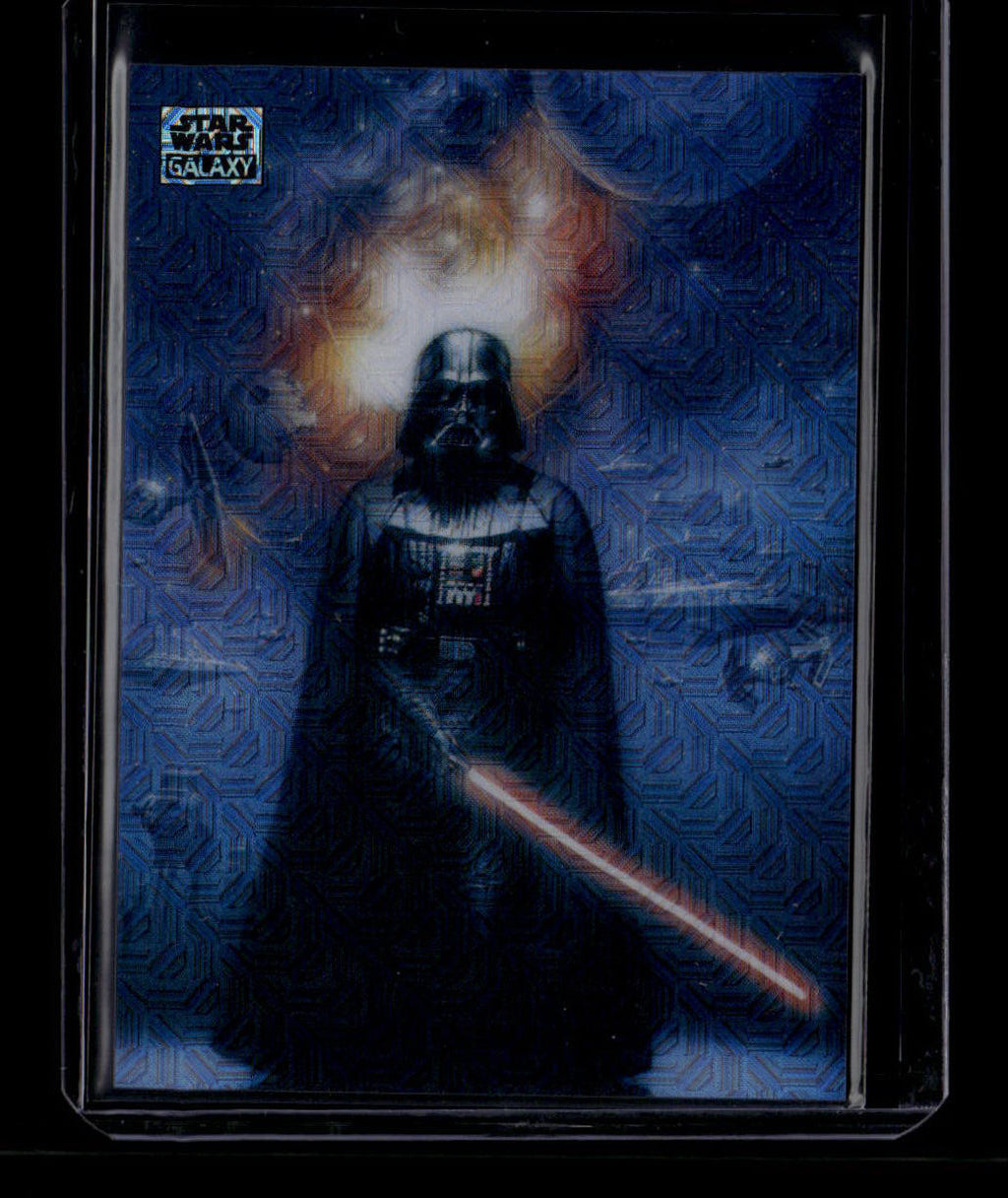 DELETE 181716 2024 Topps Chrome Galaxy Mojo Refractor 63 From Hero to Villain Darth Vader /50