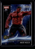 SOLD 183549 2025 Topps Chrome Marvel Studios Black Refractor 171 Red Hulk Debut RC 6/10