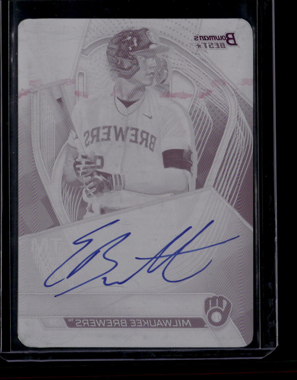 2025 Bowman's Best of '25 Autographs Printing Plate Eric Bitonti Rookie Auto 1/1