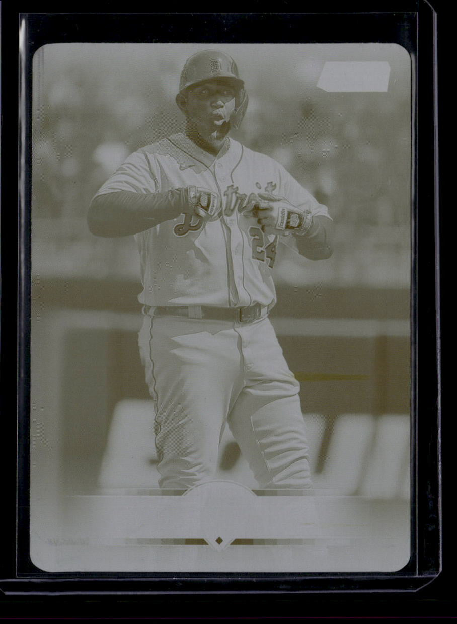 2025 Stadium Club Printing Plate Yellow 55 Miguel Cabrera 1/1