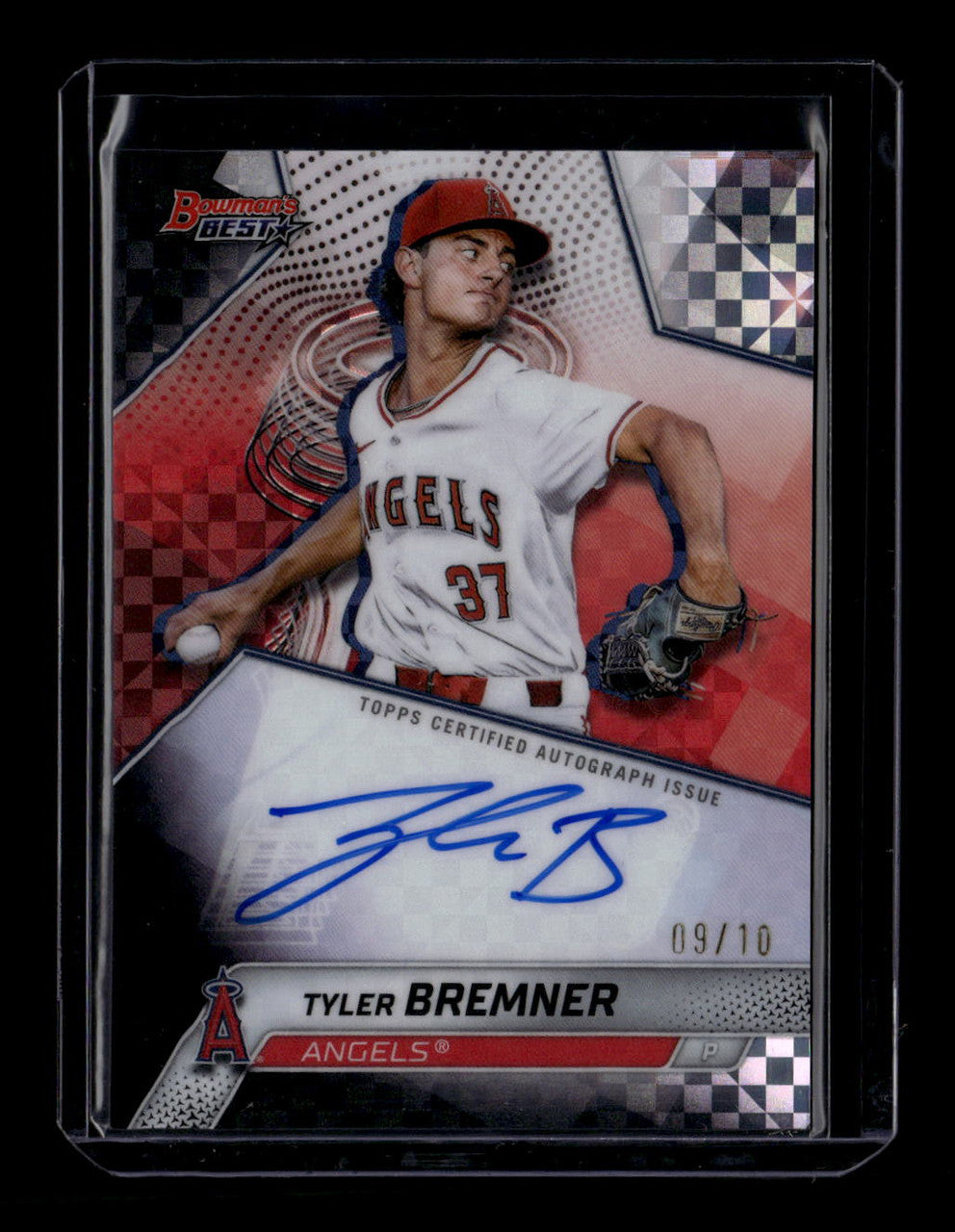 2025 Bowman's Best Autograph Black X-Fractor Refractor Tyler Bremner RC Auto /10