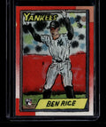 2025 Topps Shoebox Treasures First Light '90 Redux Vintage Stock Ben Rice RC /10