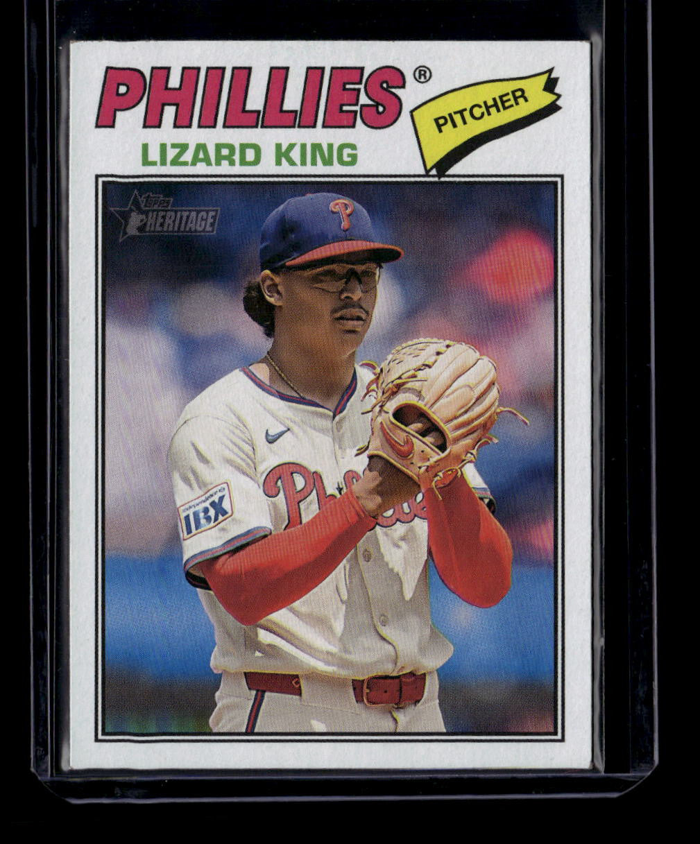 2026 Topps Heritage Nickname Variations 168 Jesus Luzardo Lizard King SP