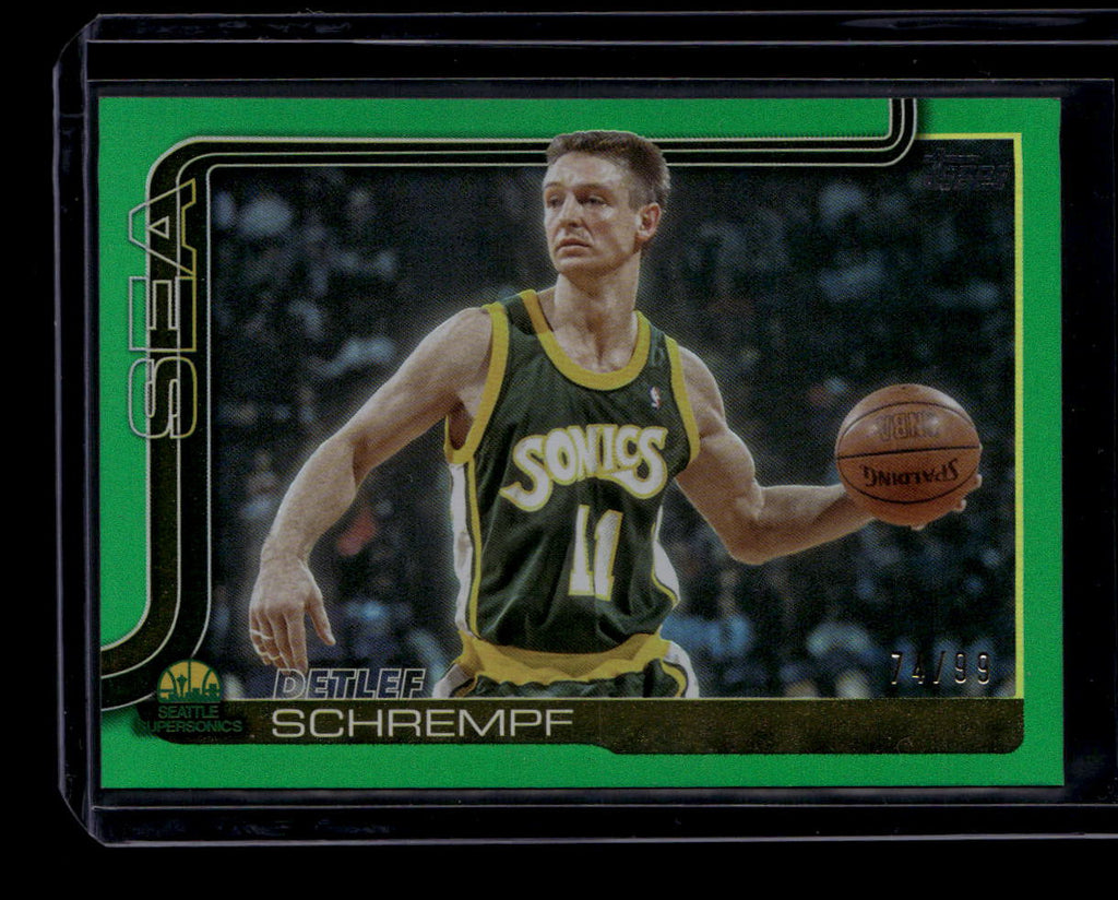 2025-26 Topps Green Rainbow 270 Detlef Schrempf 74/99