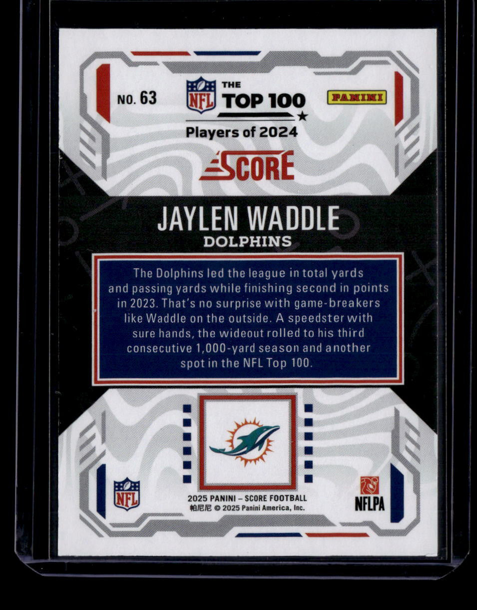 2025 Score Top 100 63 Jaylen Waddle