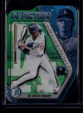 2025 Bowman Chrome Draft In Action Green Refractor Eduardo Quintero Rookie 40/99