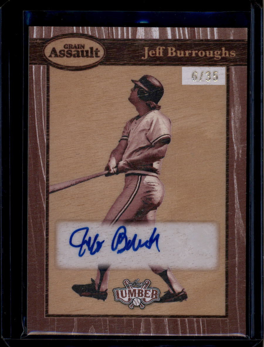 2025 Leaf Lumber Grain Assault Bronze gajb2 Jeff Burroughs Auto 6/35