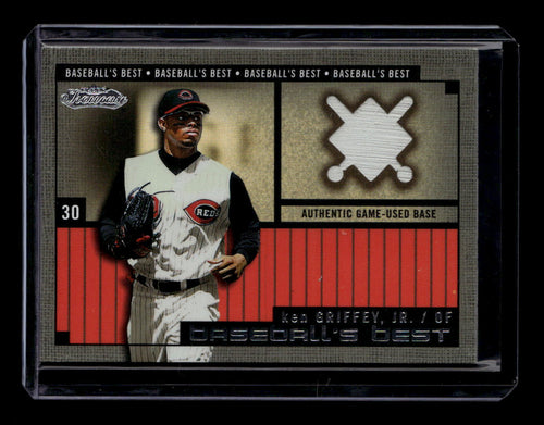 2002 Fleer Showcase Baseball's Best Memorabilia 16 Ken Griffey Jr. Base