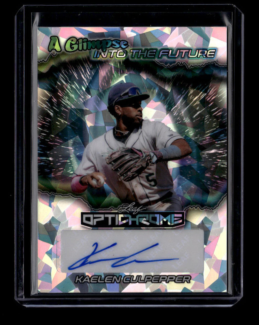 2025 Leaf Optichrome A Glimpse into the Future Kaelen Culpepper Rookie Auto 7/10