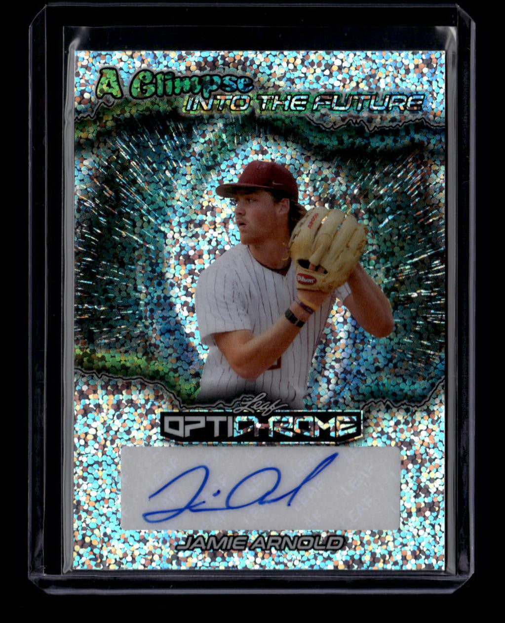 2025 Leaf Optichrome A Glimpse into the Future Jamie Arnold Rookie Auto 9/10