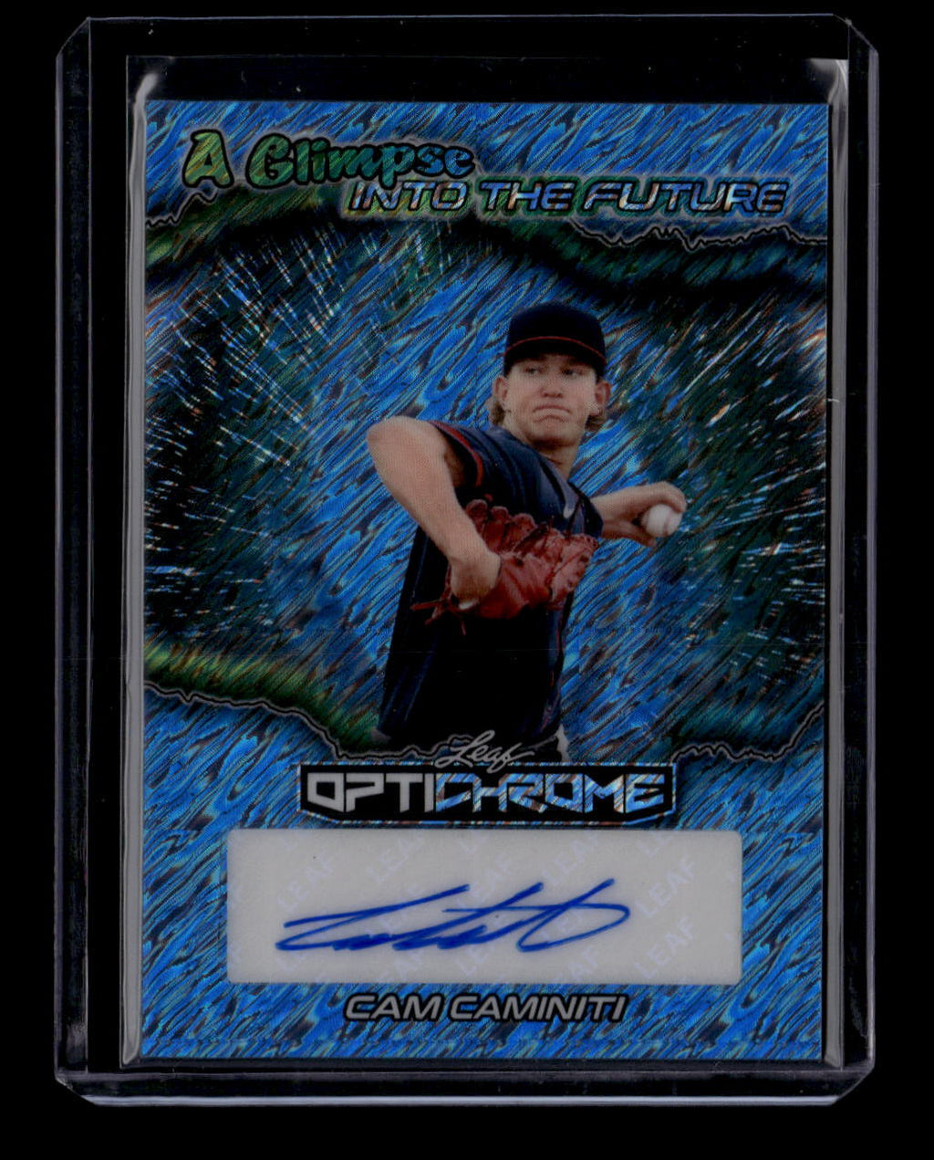 2025 Leaf Optichrome A Glimpse into the Future Blue Cam Caminiti Rookie Auto 3/7