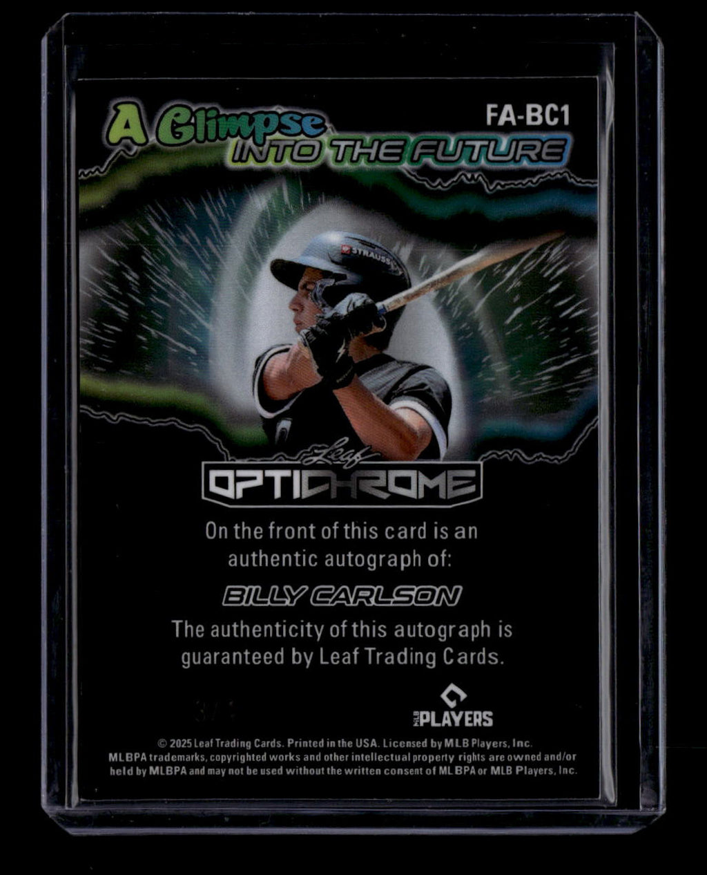 2025 Leaf Optichrome A Glimpse into the Future Orange Billy Carlson RC Auto 3/4