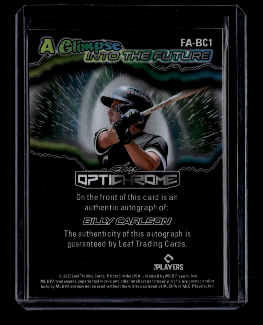 2025 Leaf Optichrome A Glimpse into the Future Orange Billy Carlson RC Auto 3/4