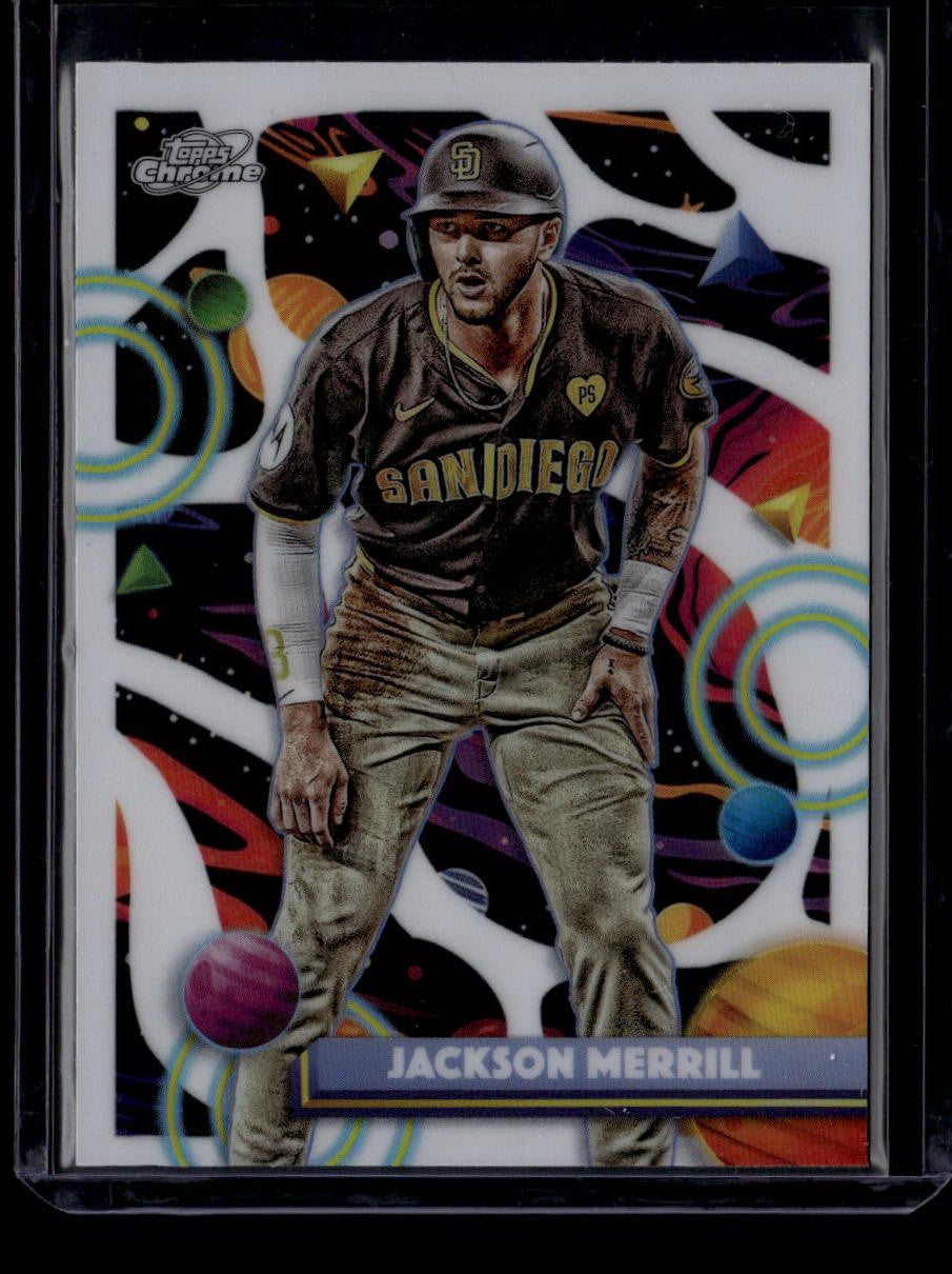 2025 Topps Cosmic Chrome White Hole Refractor 130 Jackson Merrill Rookie