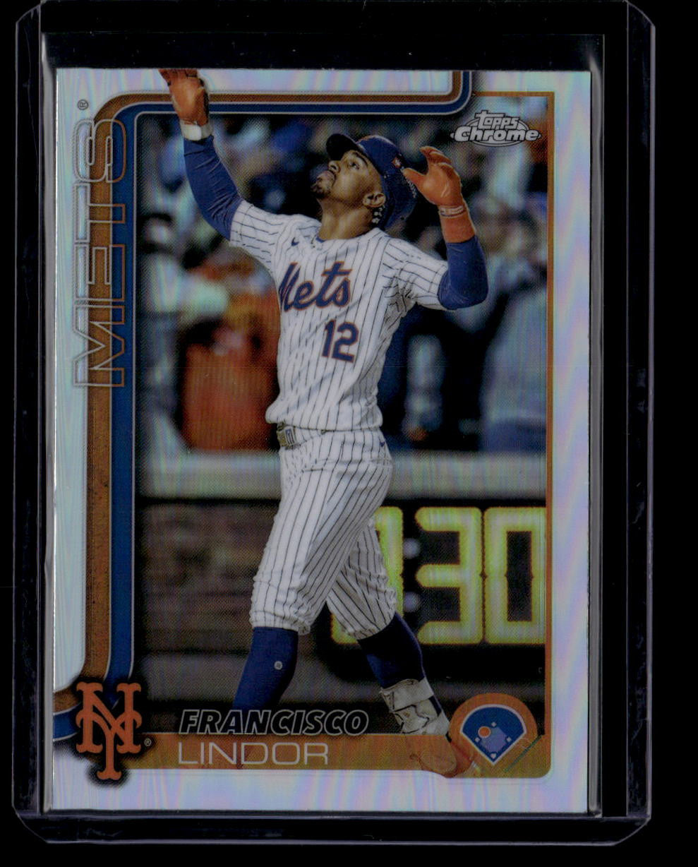 2025 Topps Chrome Photo Variations 170 Francisco Lindor SP ID: 183734