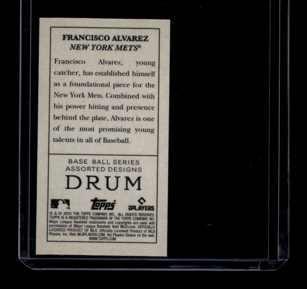 SOLD 183735 2025 Topps t205 Drum 95 Francisco Alvarez
